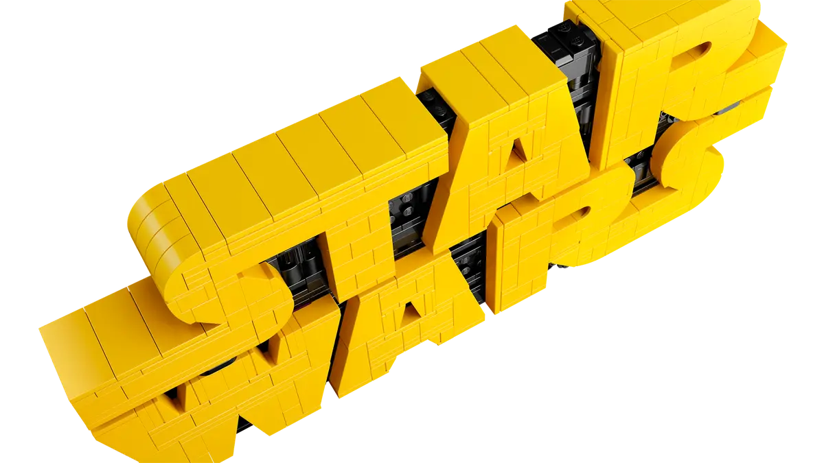 Lego Star Wars Brick-Built Star Wars Logo 75407