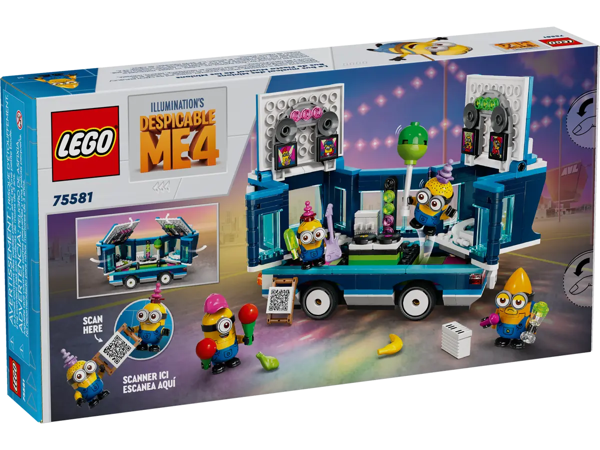 Lego Despicable Me Minions' Music Party Bus 75581