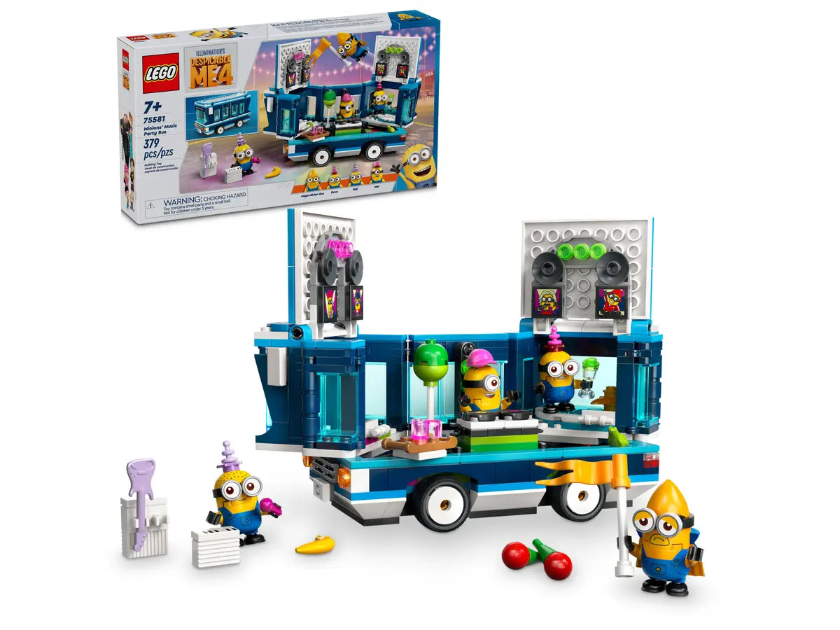 Lego Despicable Me Minions' Music Party Bus 75581