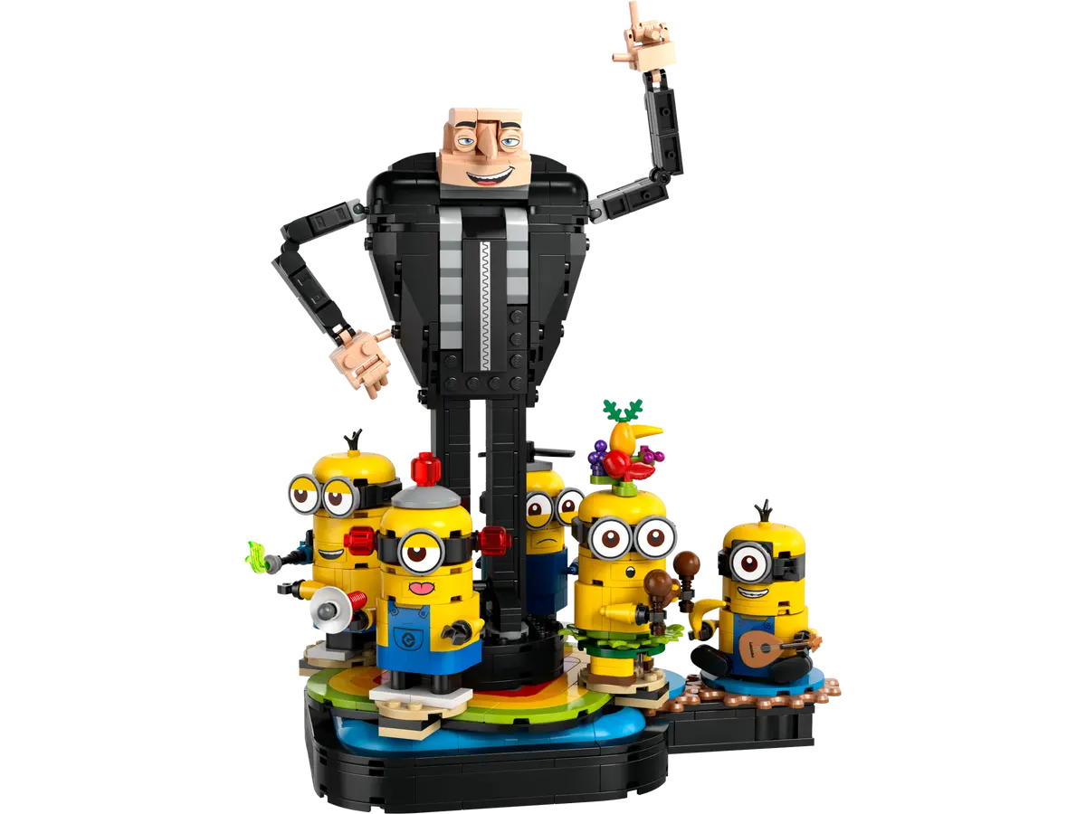 Lego Despicable Me Brick-Built Gru and Minions 75582