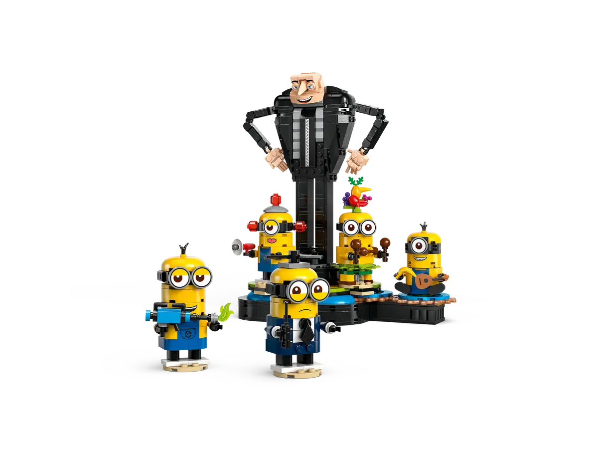 Lego Despicable Me Brick-Built Gru and Minions 75582