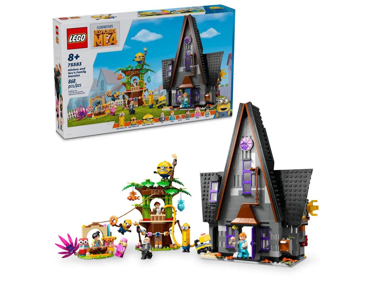 Lego Despicable Me Minions and Gru's Family Mansion 75583