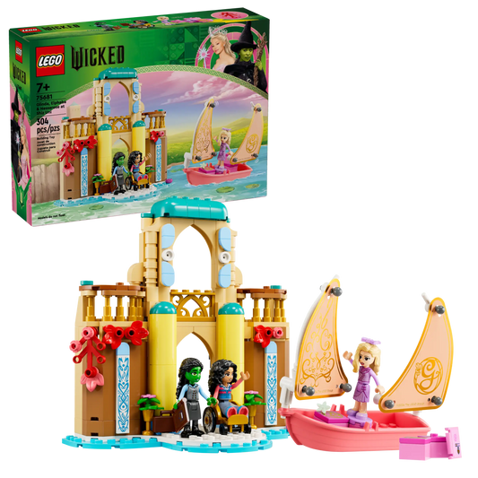 Lego Glinda, Elphaba & Nessarose at Shiz University 75681
