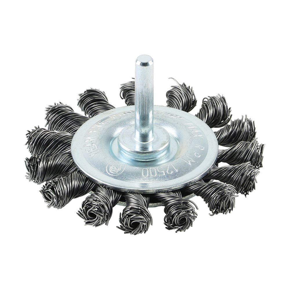 Shaft Mount Wheel Brush Twist 75mm