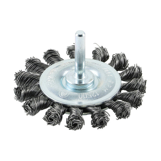 Shaft Mount Wheel Brush Twist 75mm
