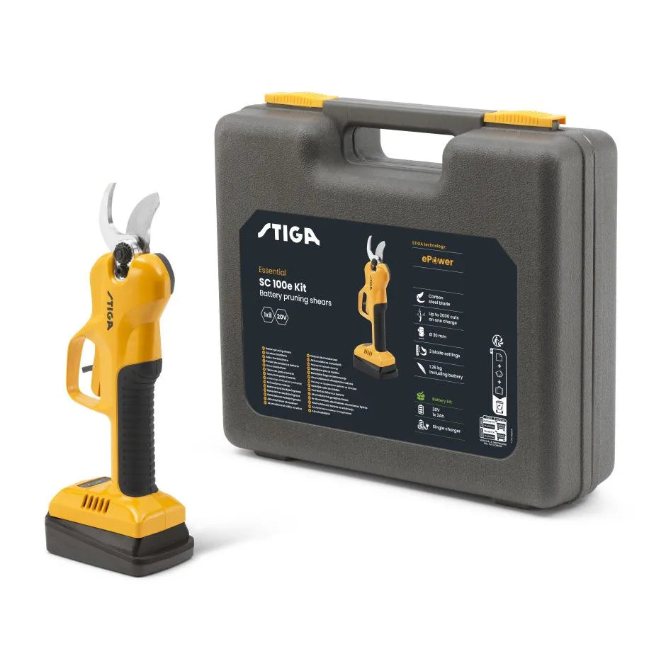 STIGA SC 100e Cordless Pruning Shears Kit