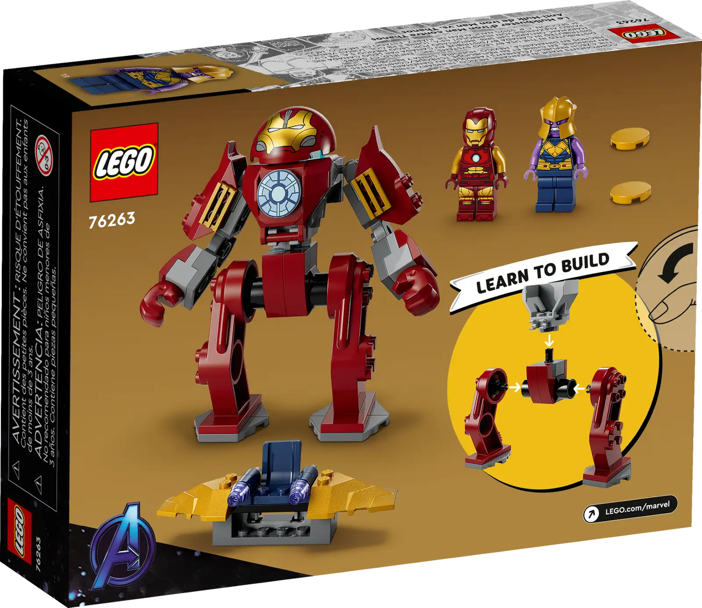 Lego Marvel Iron Man Hulkbuster vs Thanos 76263