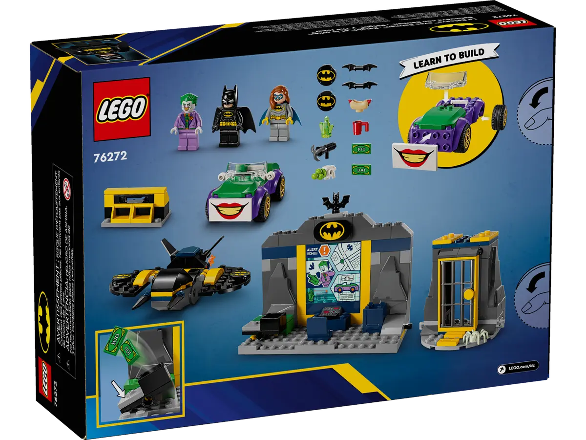 Lego Batman The Batcave with Batman, Batgirl and The Joker 76272