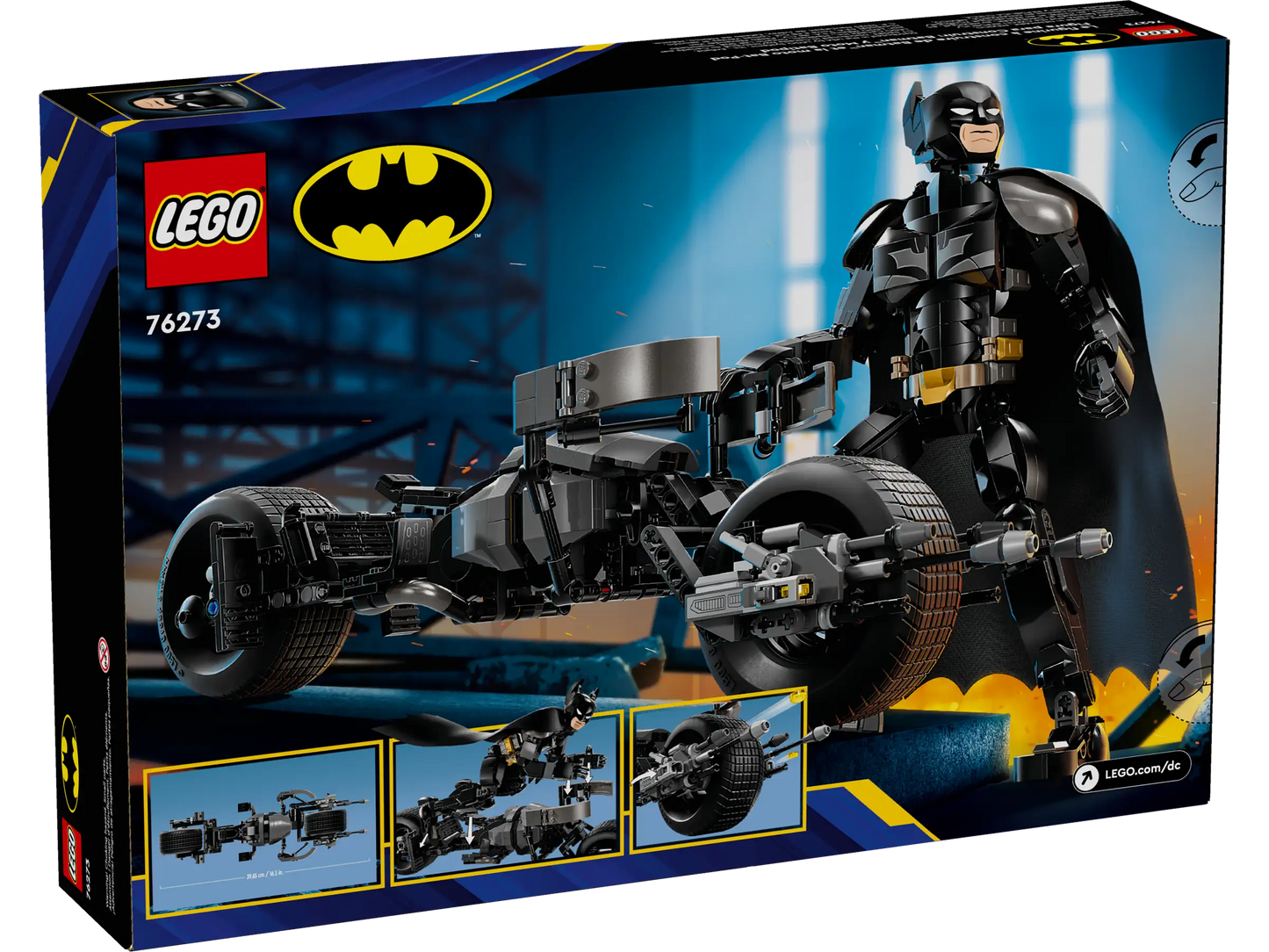 Lego Batman Construction Figure and the Bat-Pod Bike 76273