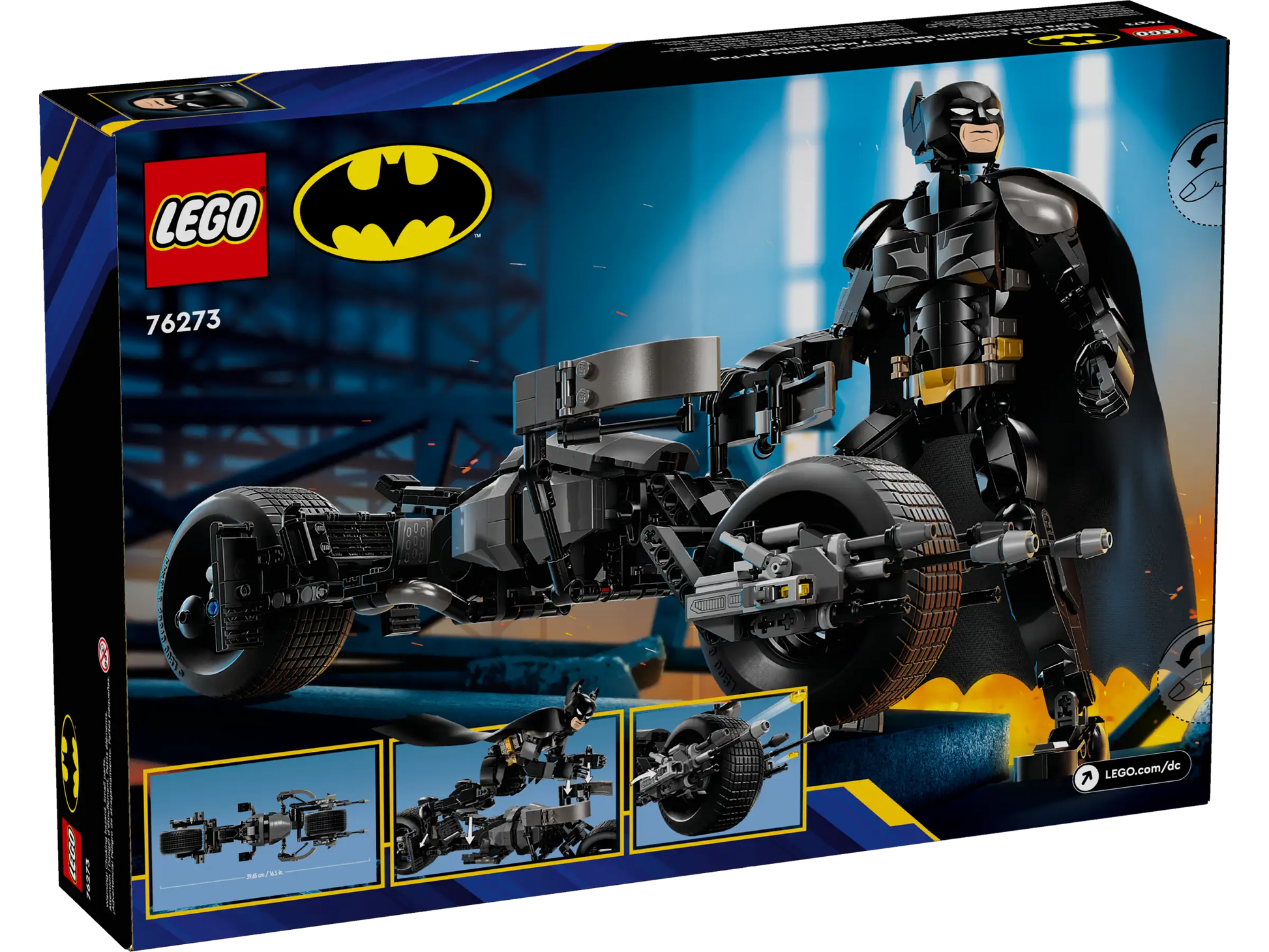 Lego Batman Construction Figure and the Bat-Pod Bike 76273