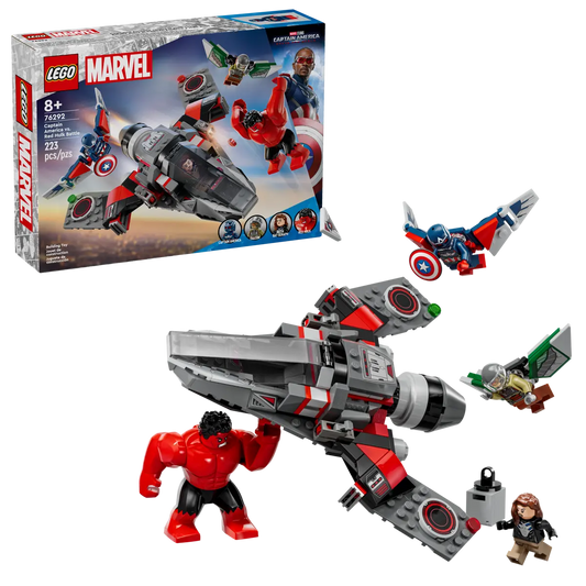 Lego Captain America vs Red Hulk Battle Super Heroes Marvel 76292