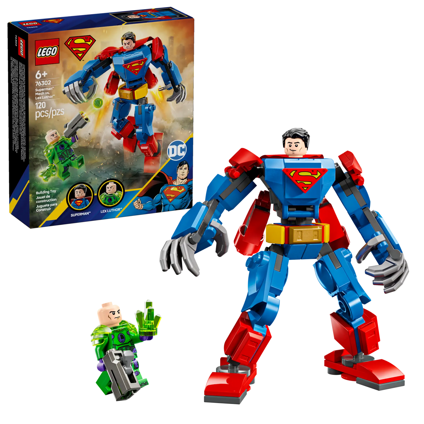 Lego Superman Mech vs. Lex Luthor 76302
