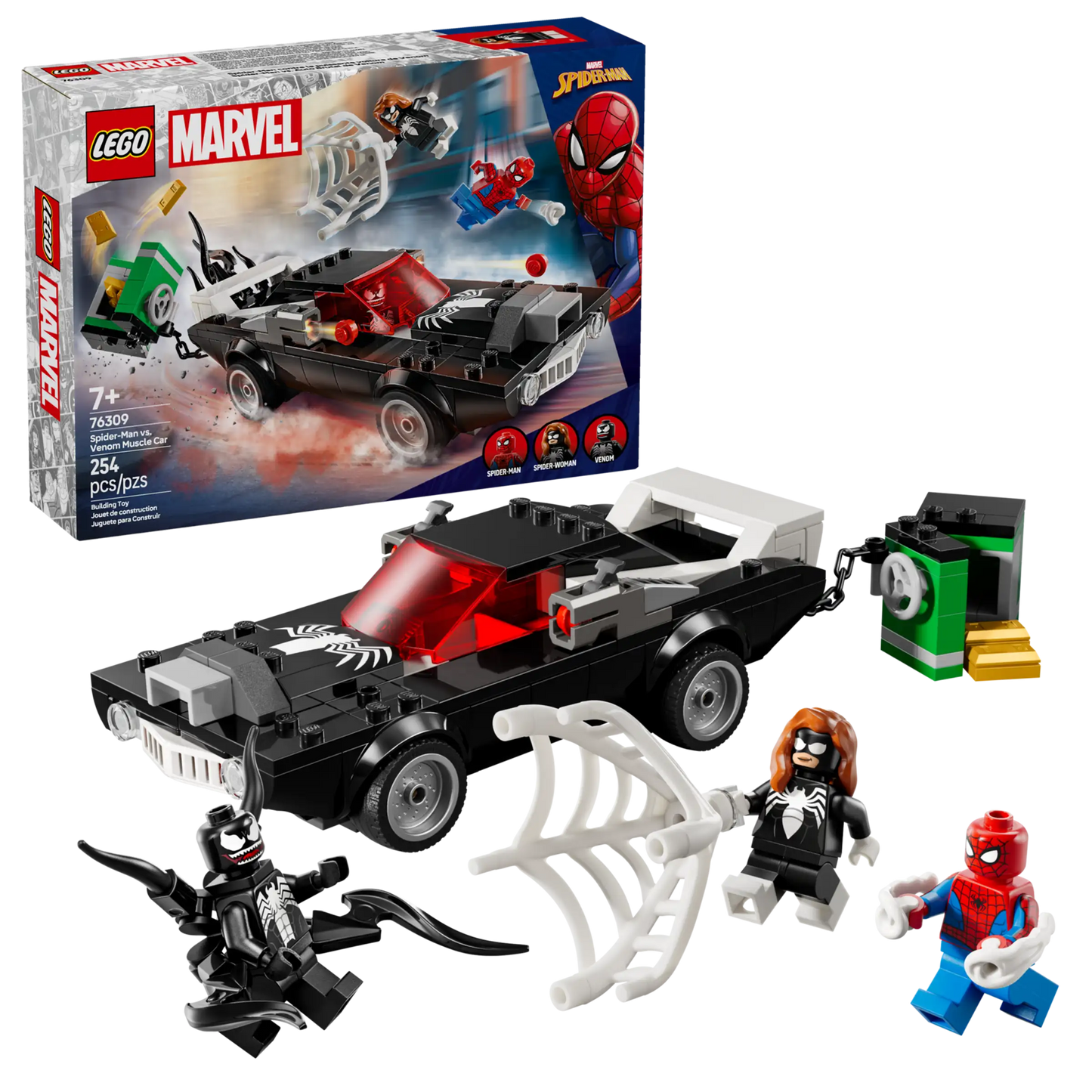 Lego Marvel Spider-Man vs. Venom Muscle Car 76309