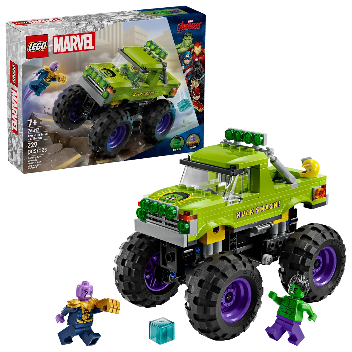 Lego MARVEL The Hulk Truck vs. Thanos 76312