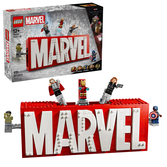Lego MARVEL Logo & Minifigures 76313