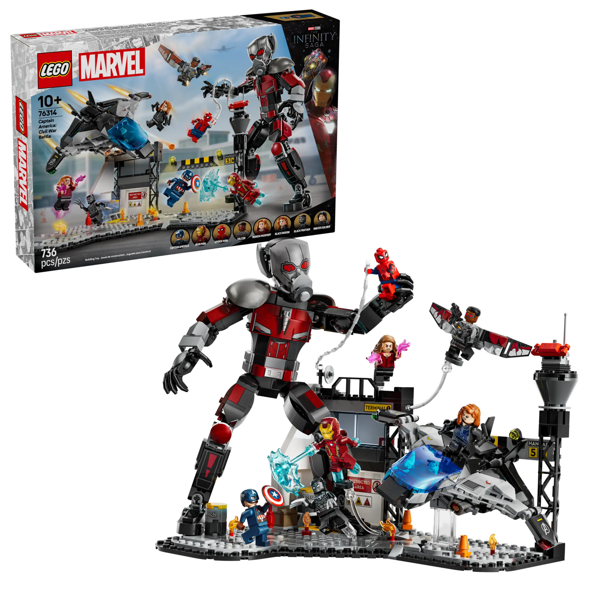 Lego Marvel Captain America: Civil War Action Battle 76314