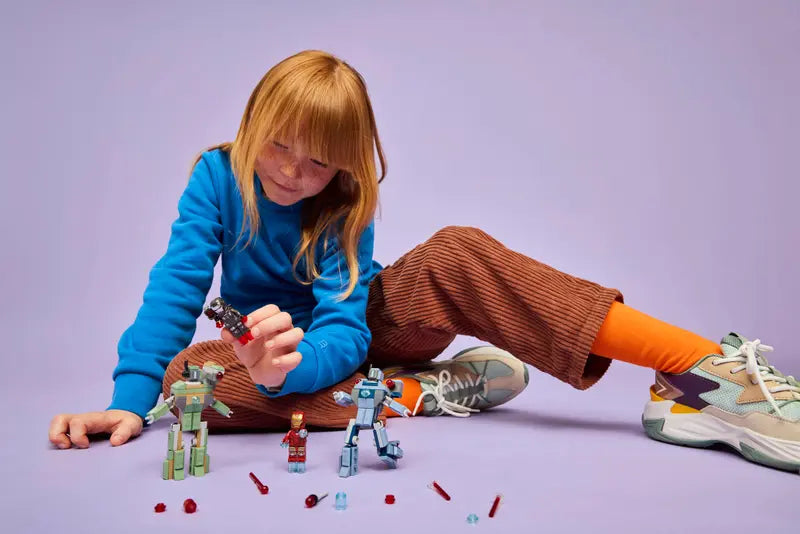 Lego Iron Man & War Machine vs. Hammer Drones SH Marvel 