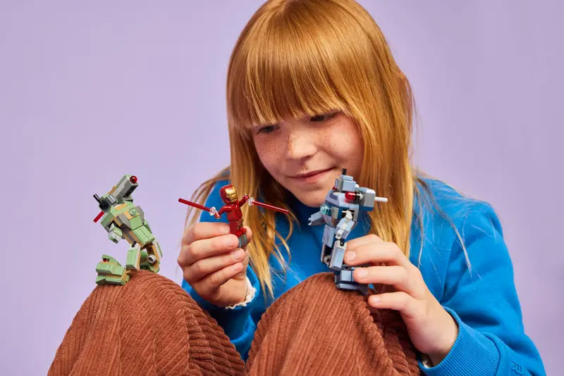 Lego Iron Man & War Machine vs. Hammer Drones SH Marvel 