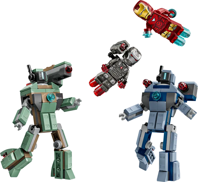 Lego Iron Man & War Machine vs. Hammer Drones SH Marvel 