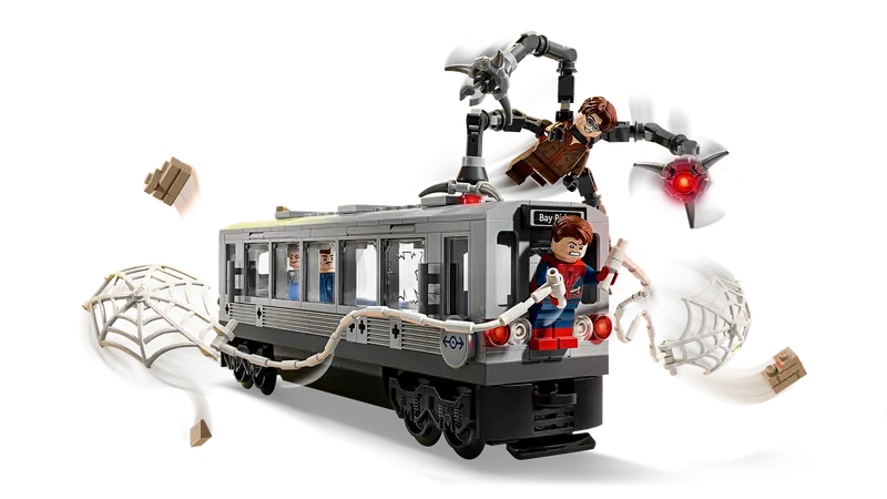 Lego Spider-Man vs. Doc Ock Subway Train Scene SH Marvel 