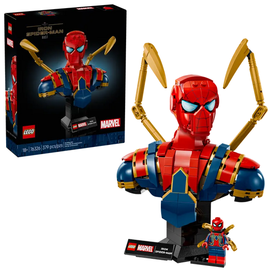 Lego Iron Spider-Man Bust Super Heroes 