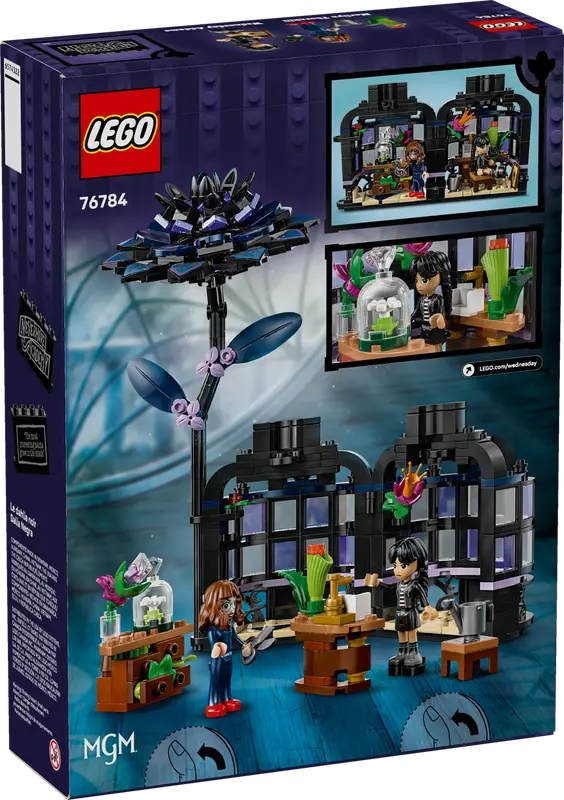 Lego Black Dahlia Flower Wednesday