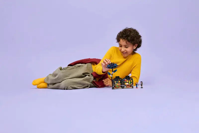 Lego Black Dahlia Flower Wednesday