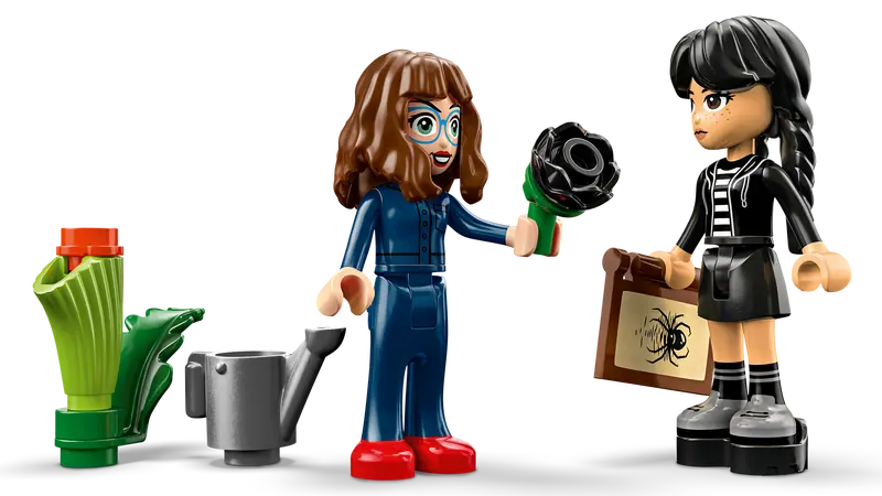Lego Black Dahlia Flower Wednesday