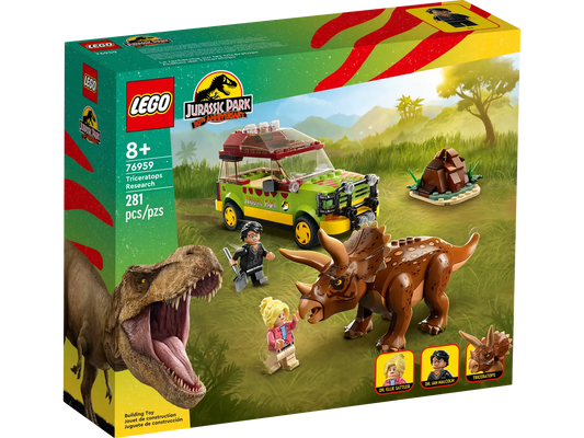 Lego Jurassic World Triceratops Research 76959