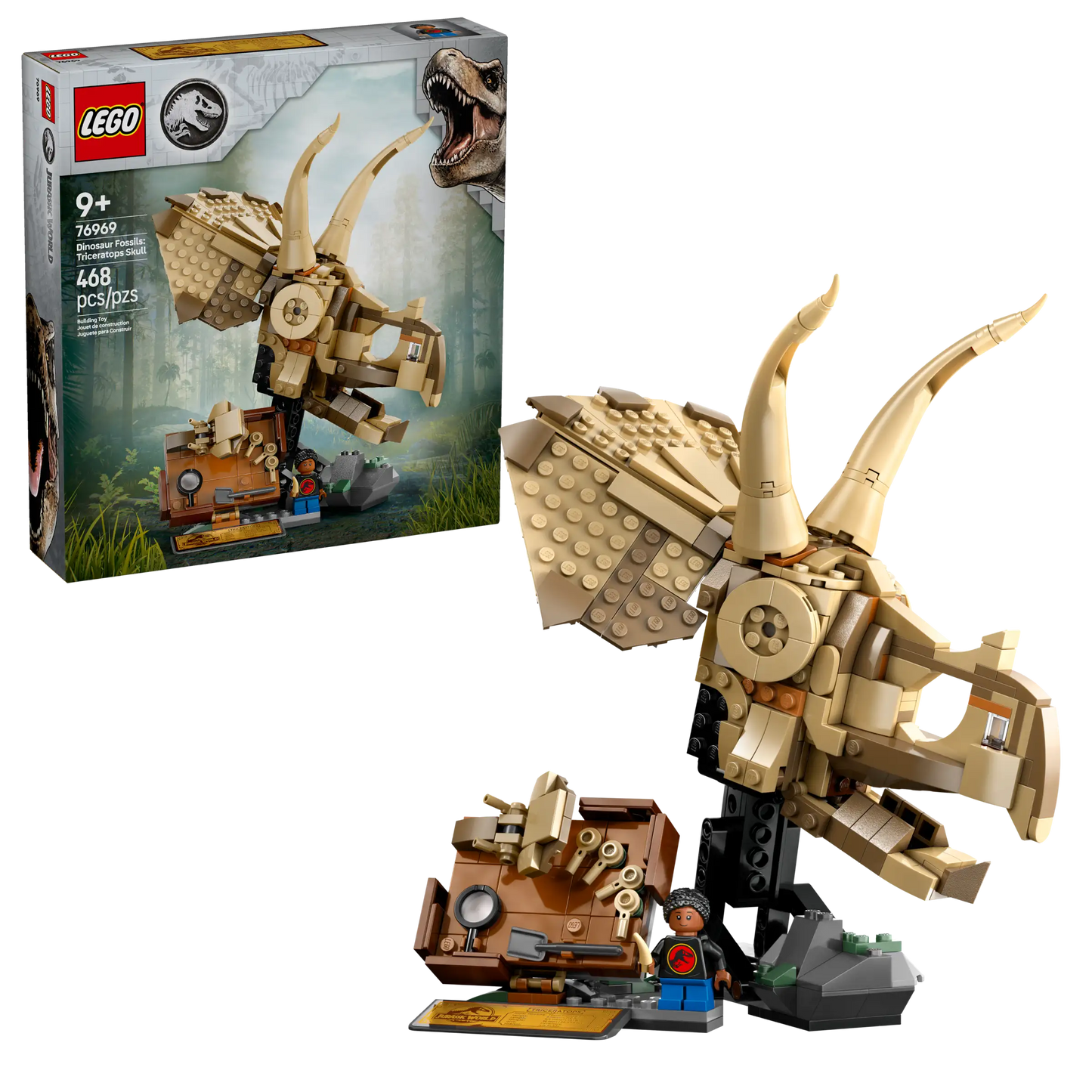 Lego Jurassic World Dinosaur Fossils: Triceratops Skull 76969