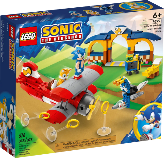 Lego Sonic The Hedgehog Tails' Workshop and Tornado Plane 76991