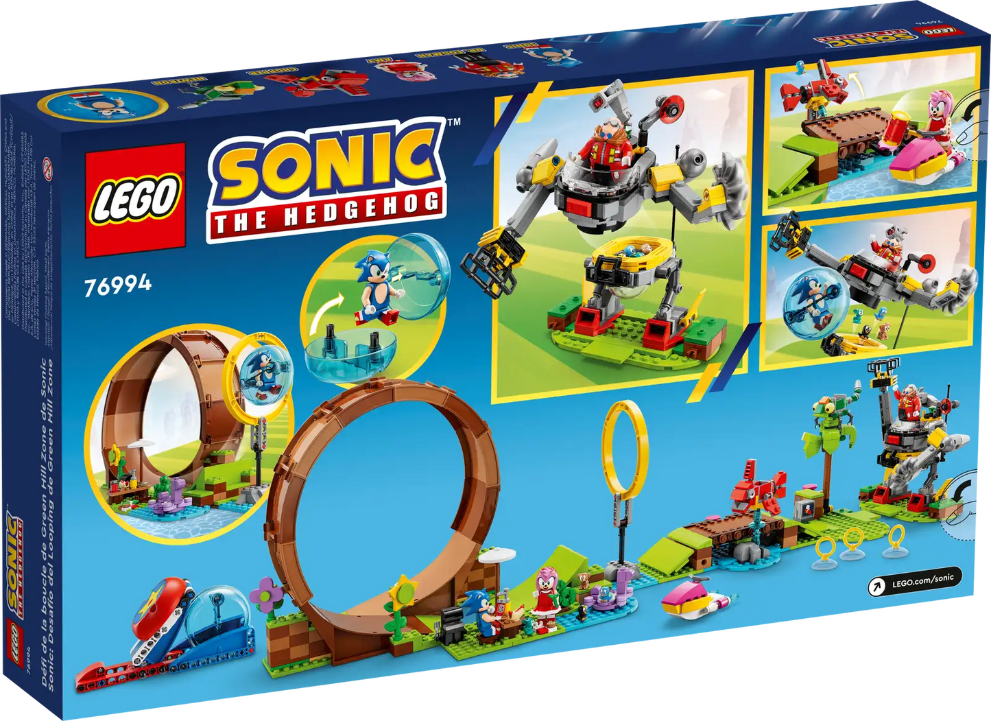 Lego Sonic The Hedgehog Sonic's Green Hill Zone Loop Challenge 76994