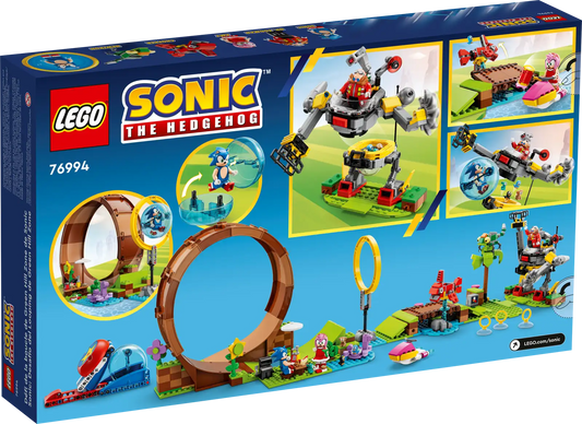 Lego Sonic The Hedgehog Sonic's Green Hill Zone Loop Challenge 76994