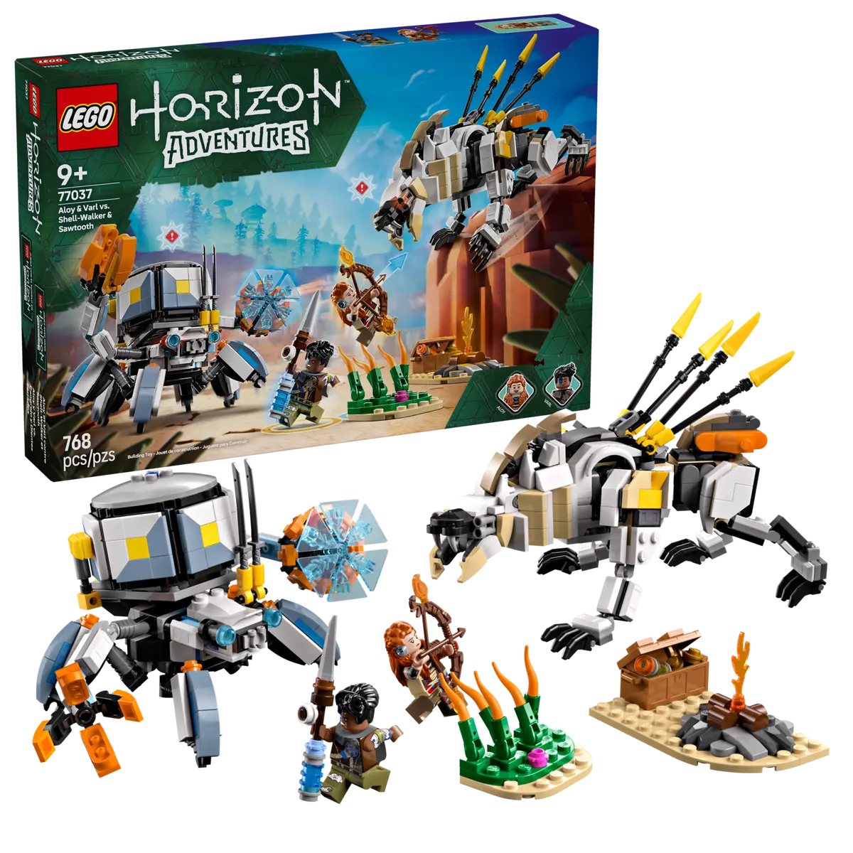 Lego Horizon Adventures Aloy & Varl vs. Shell-Walker & Sawtooth 77037