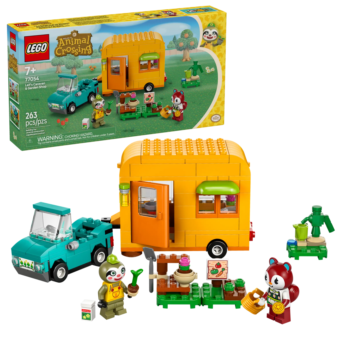 Lego Animal Crossing Leif's Caravan & Garden Shop 77054