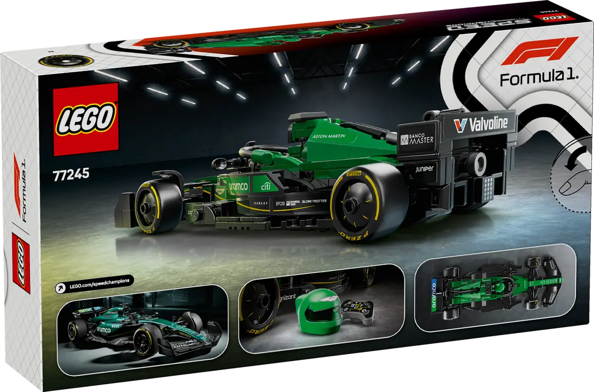 Lego Speed Champions Aston Martin Aramco F1 AMR24 Race Car 77245