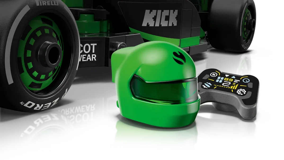 Lego Speed Champions KICK Sauber F1 Team C44 Race Car 77247