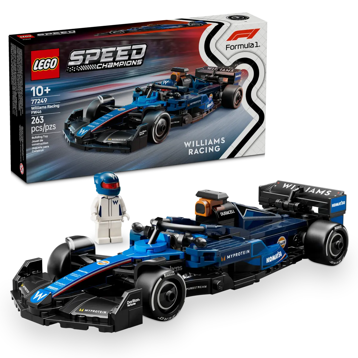 Lego Speed Champions Williams Racing FW46 F1 Race Car 77249