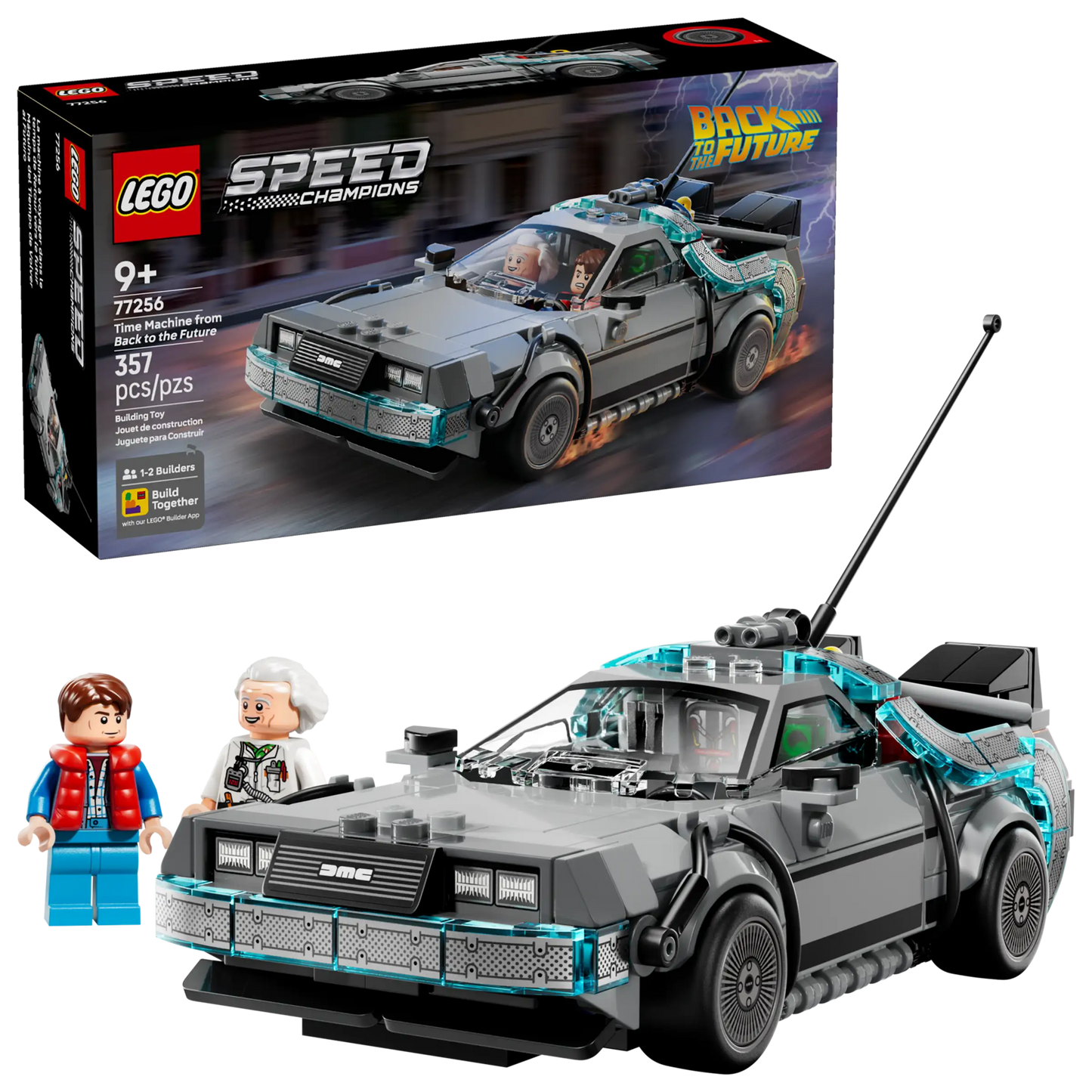 LEGO Speed Champions Time Machine from Back to the Future 77256