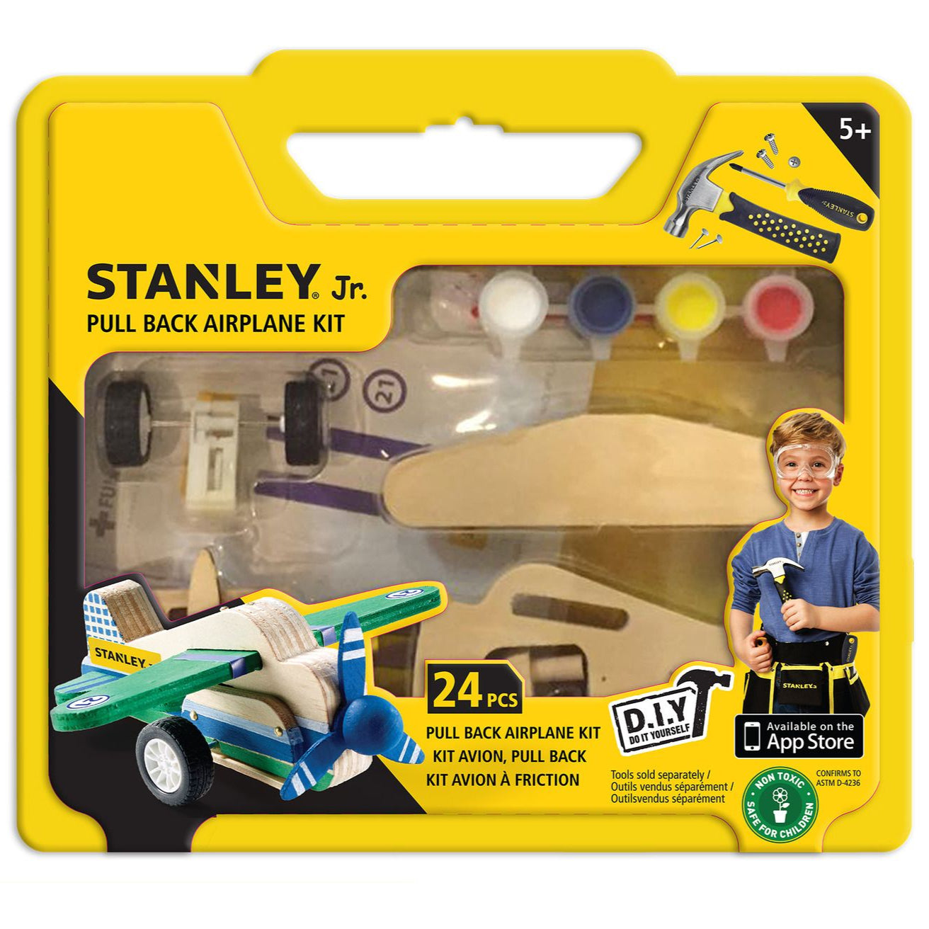 Stanley Jr. Pull Back Airplane Kit