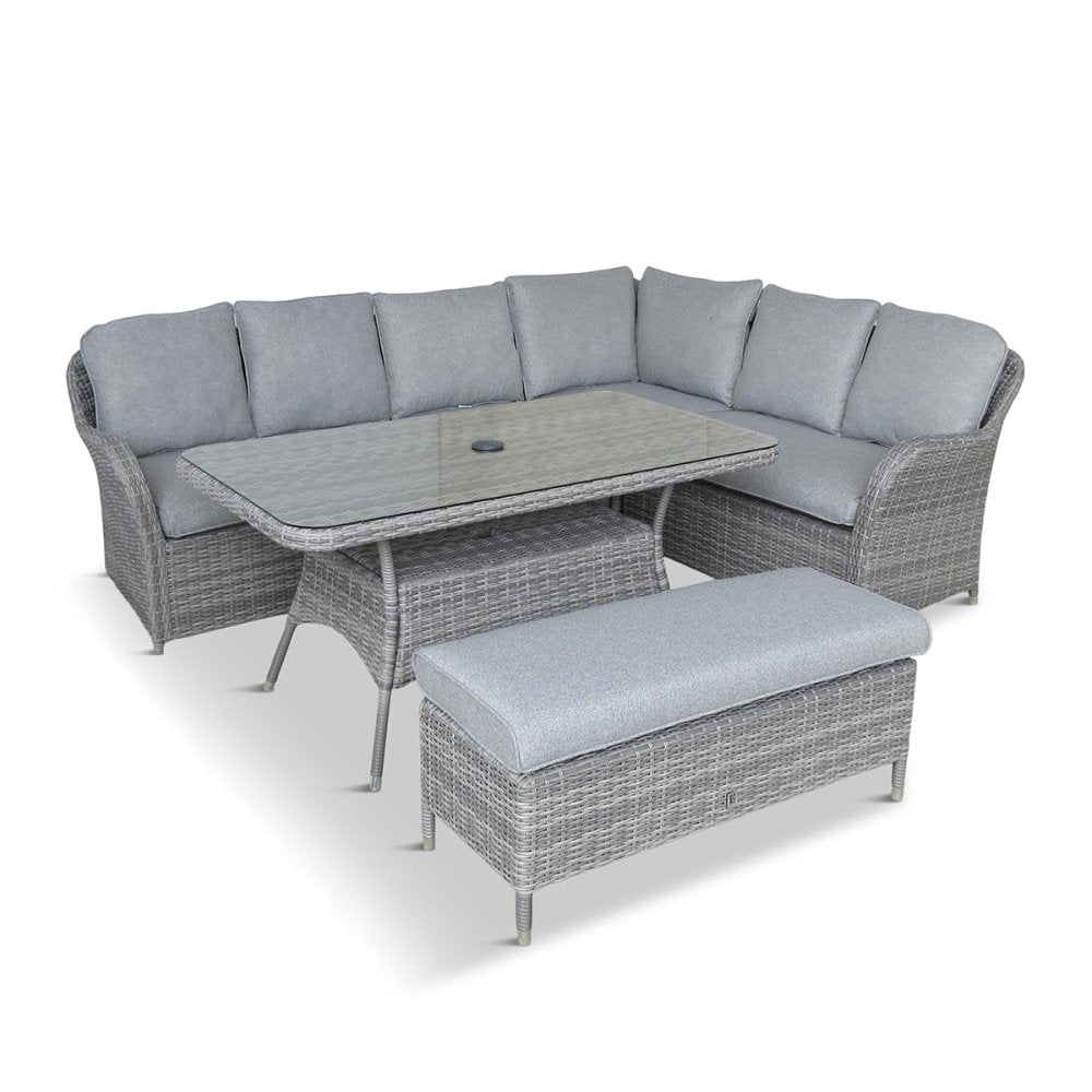 LG Outdoor Monte Carlo Stone Rectangular Dining Modular