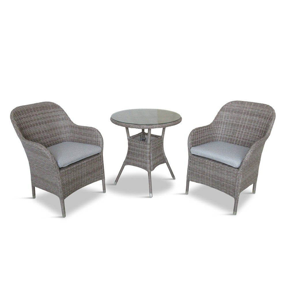 Leisuregrow - Weave Collection - Monte Carlo Sand 2 Seat Set
