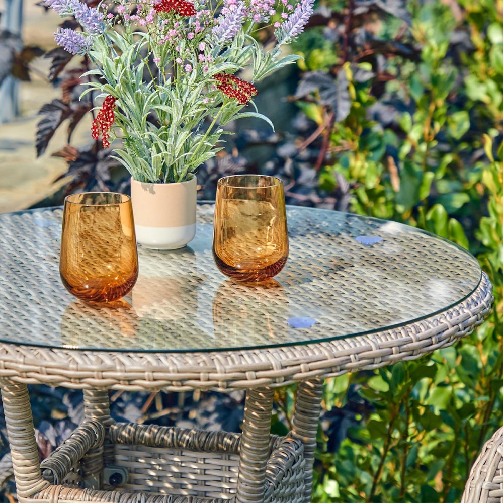 Leisuregrow - Weave Collection - Monte Carlo Sand 2 Seat Set