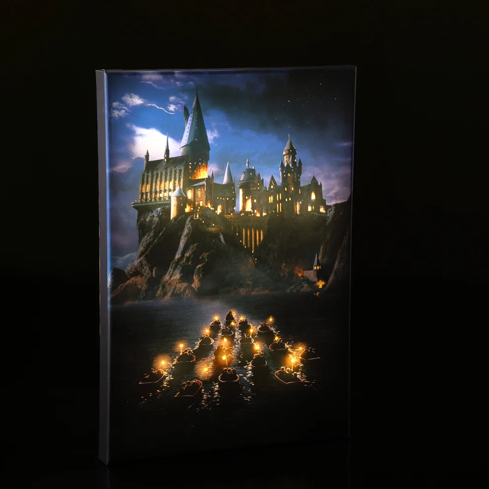 NOMA Harry Potter Hogwarts Castle illuminated LED wall art canvas decoration
