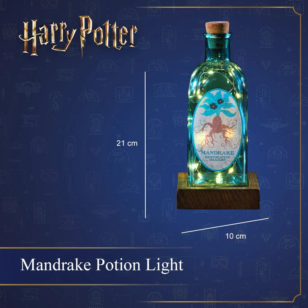NOMA Harry Potter Mandrake Restorative Draught illuminated LED bottle decorative light