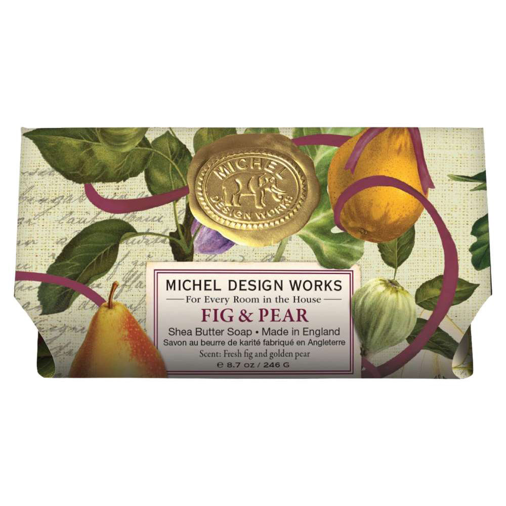 Michel Design Works Fig & Pear Large Bath Soap Bar