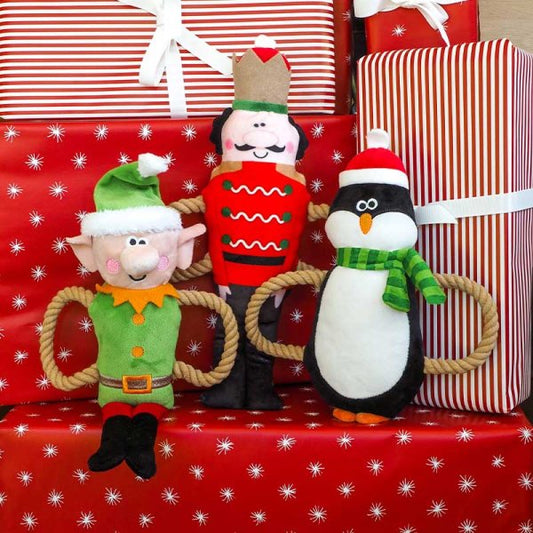 Zoon Nutcracker Giggler Dog Toy