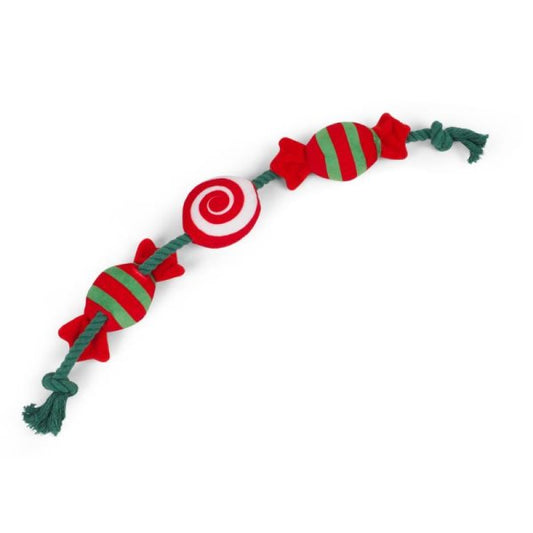 Smart Garden Xmas Tugga Sweets Dog Toy