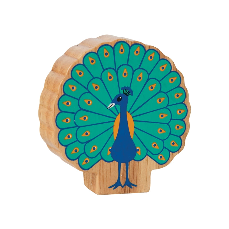 Insideout Toys - Lanka Kade - Natural blue & green peacock