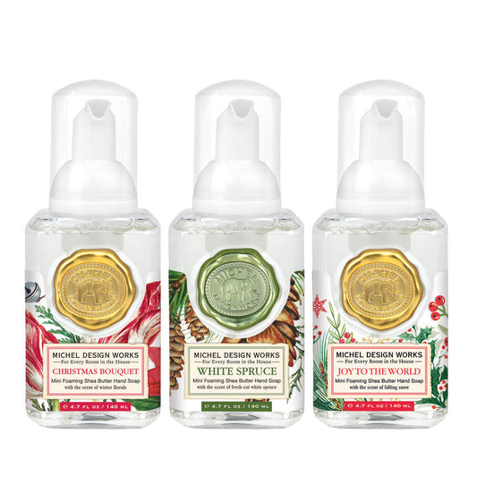Michel Design Works Christmas Mini Foaming Soaps Set